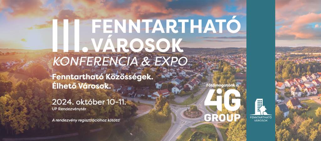 fenntartható városok konferencia